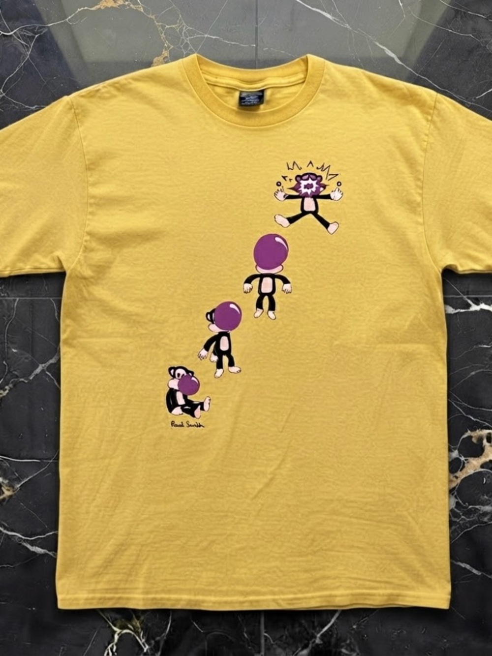Paul Smith Evolution of a Monkey T-Shirt | Whimsical Cartoon